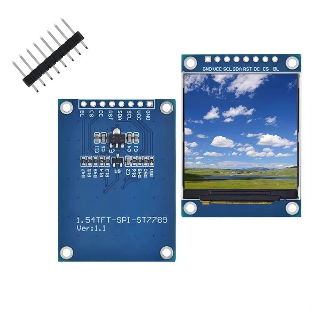 1.54 بوصة 1.54 "وحدة عرض TFT بالألوان الكاملة HD IPS LCD شاشة LED 240x240 SPI واجهة ST7789 لاردوينو #6