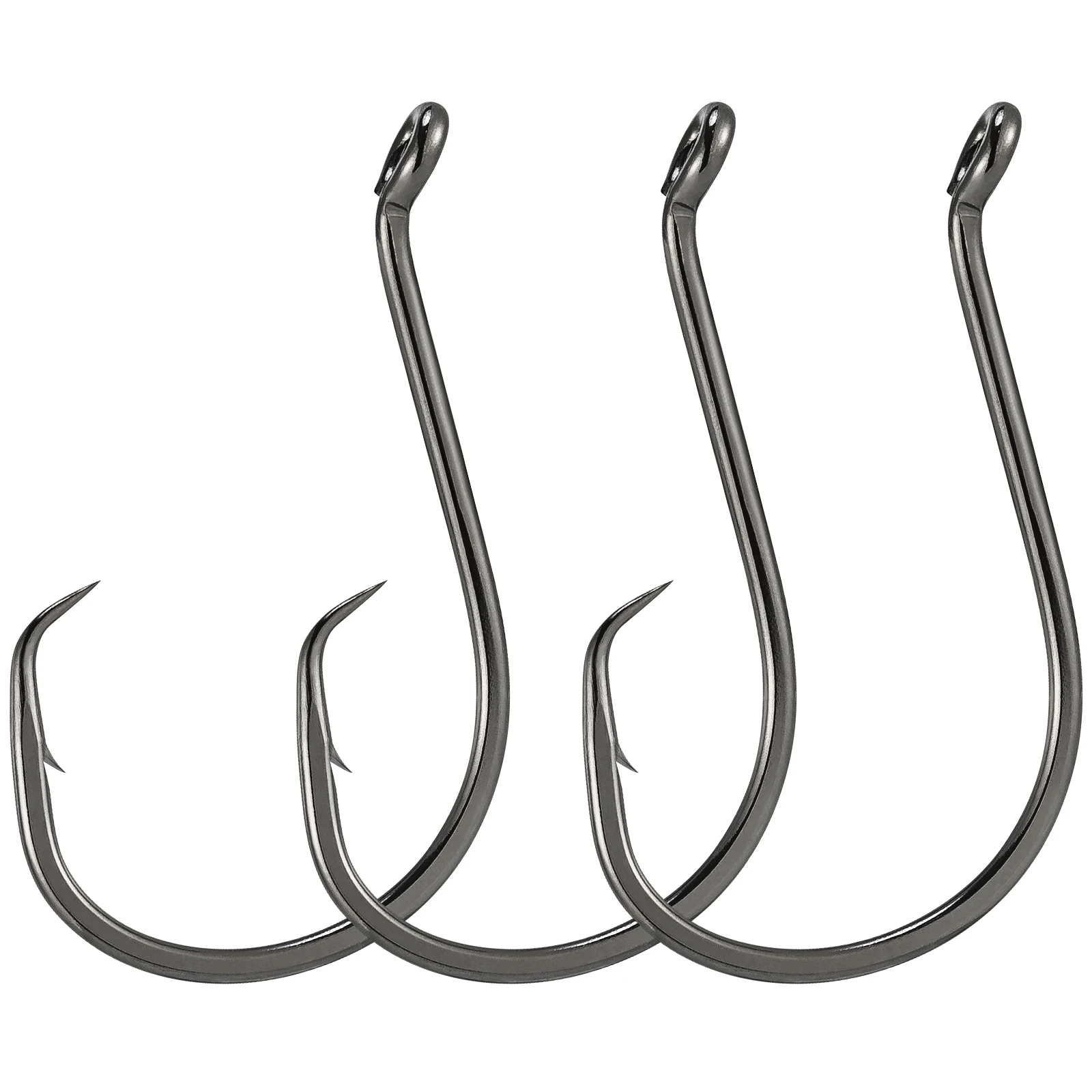 #1-#10/0 Octopus Haken High Carbon Stahl Seefisch haken Offset Kreis Stacheldraht Jig Großwild Karpfen Angeln Köder Spinner Rig Haken – Detail 8