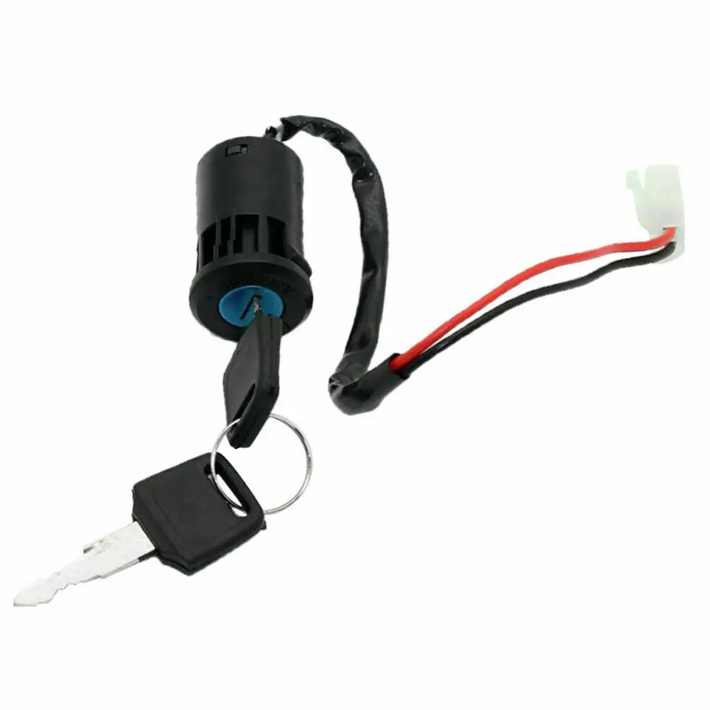 1pcs Universal ATV Motorcycle Karting Ignition Switch Key 2 Pin Wire On/Off For ATV 50cc-125cc