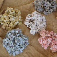 5PCS DIA 18CM Hydrangea Head DIY Accessories Flower Wedding Background Flower Wall Flower Arrangement Decoration