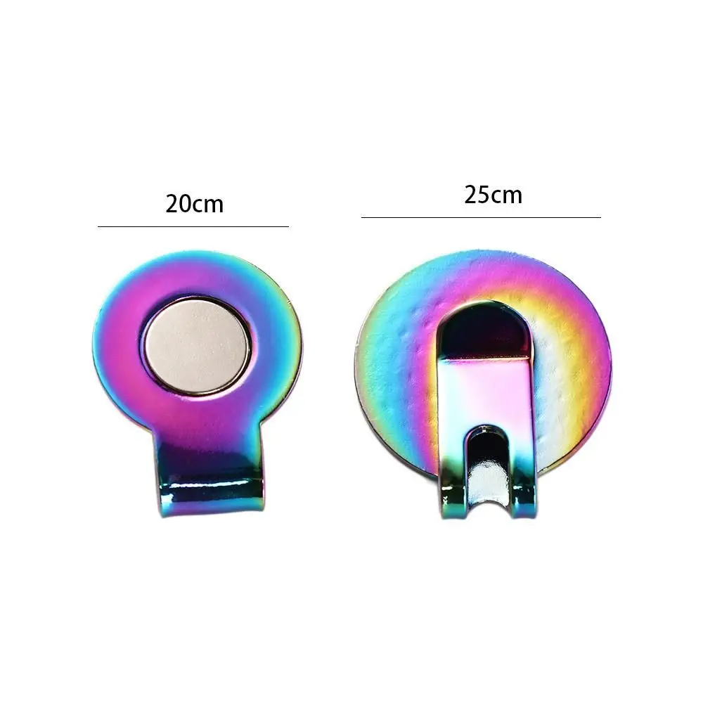 

Accessories Golf Training Aids Gift Metal Golf Marker 20/25mm Golf Ball Marker Magnetic Cap Clip Golf Cap Clip Golf Hat Clip