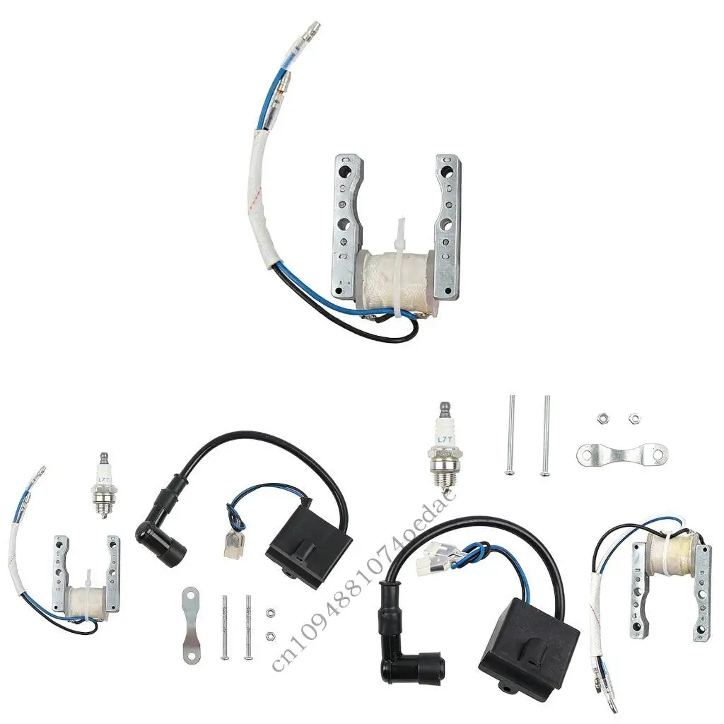 

Complete Ignition Coil Plugs System For 49cc 66cc 80cc 2-Strokes Engine