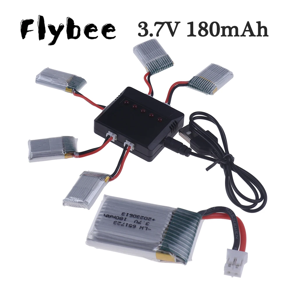 3.7V 1S 180mAh LiPO Battery PH2.0 plug pasuje do H36 E010 E010C E011 E013 F36 NH010 RC Mini Drone Micro Helicopter