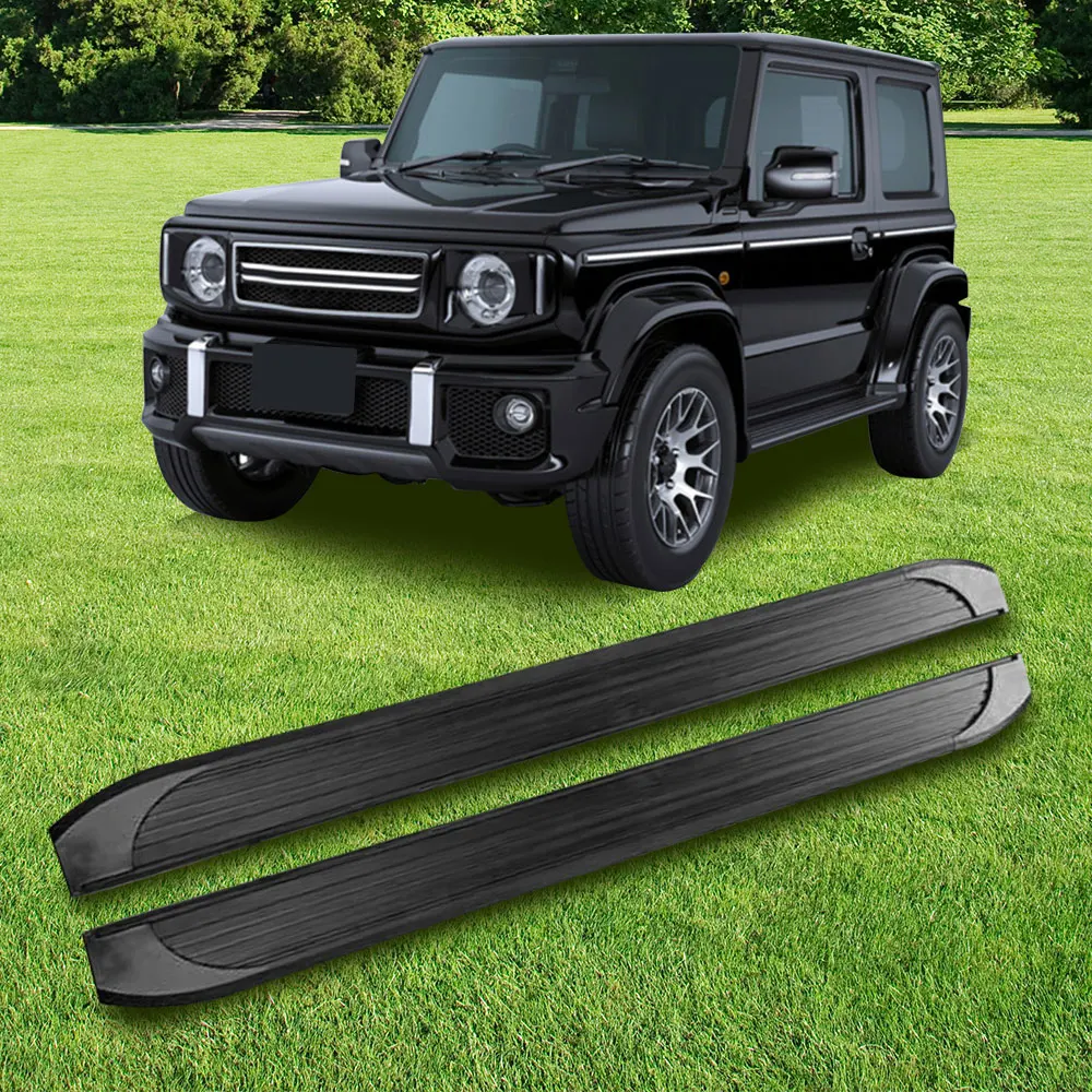 

2Pcs For 2019-2023 2024 Jimny JB74 2 Door Side Step Running Board Pedal Nerf Bar