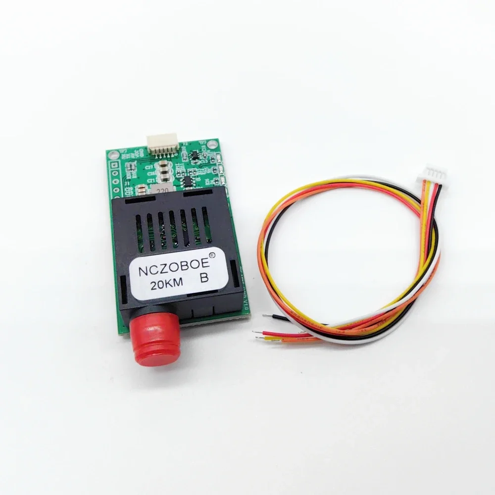 NCZOBOE وحدة الإرسال والاستقبال الضوئية FC RX/TX/AV/VCC/GND واجهة TTL إلى معدات محطة وحدة الألياف الضوئية #2