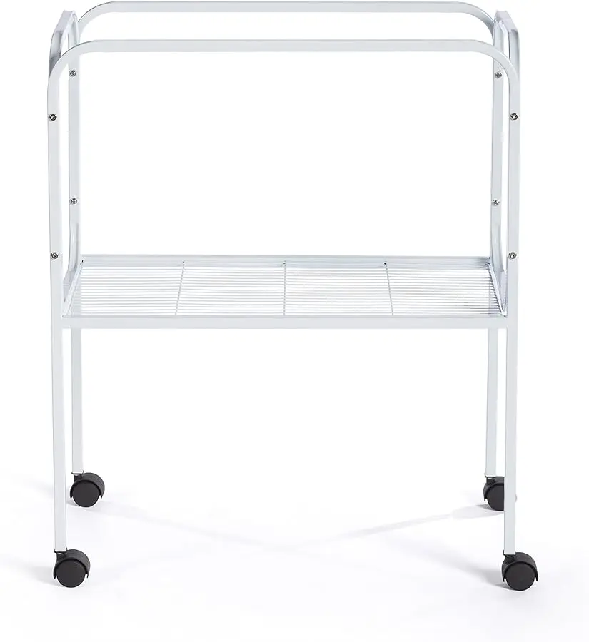 

Pre ue Pet Products 447 Bird Cage Stand for 26" x 14" Base Flight Cages, White