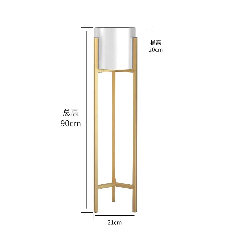 Nordic iron Flower Rack Shelf Home Living Room Multi-layer Flower Shelf Metal Nordic Ins Floor Flower Shelf Plant Pot Rack