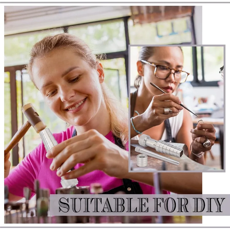 

AC23-носилки для колец, регулятор размера обручального кольца, инструмент для определения размера ювелирных изделий для токарной обработки колец и изготовления колец