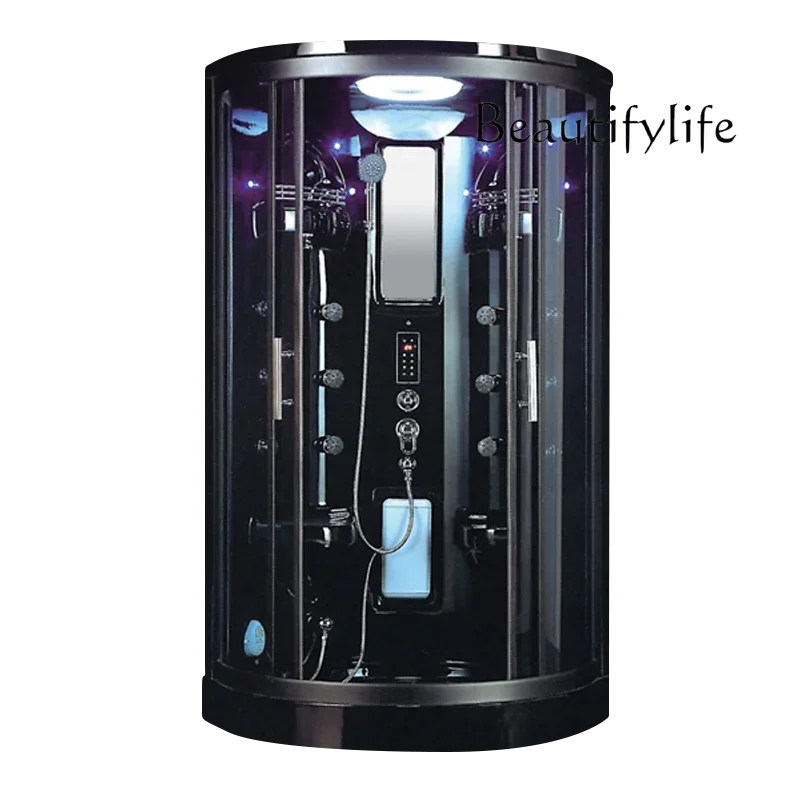 

Steam shower room integral bathroom household integrated sliding door dry and wet separation bath room fan