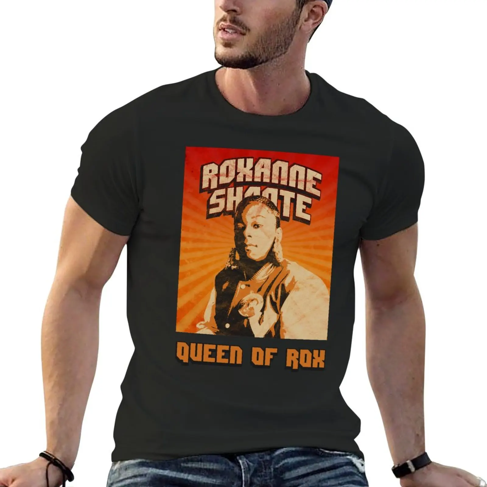 New Roxanne Shante Old School Hip Hop T-Shirt black t shirts hippie clothes mens vintage t shirts