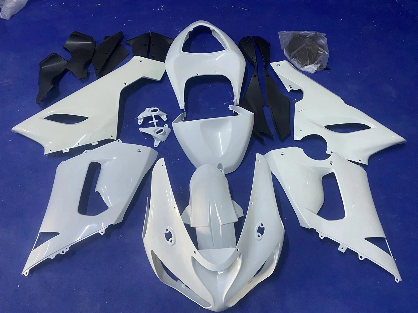 ABS Kit fairing sepeda motor injeksi, cocok untuk Ninja 636 ZX-6R ZX6R 2005 2006 05 06 Set Bodywork NINJA636 belum dicat