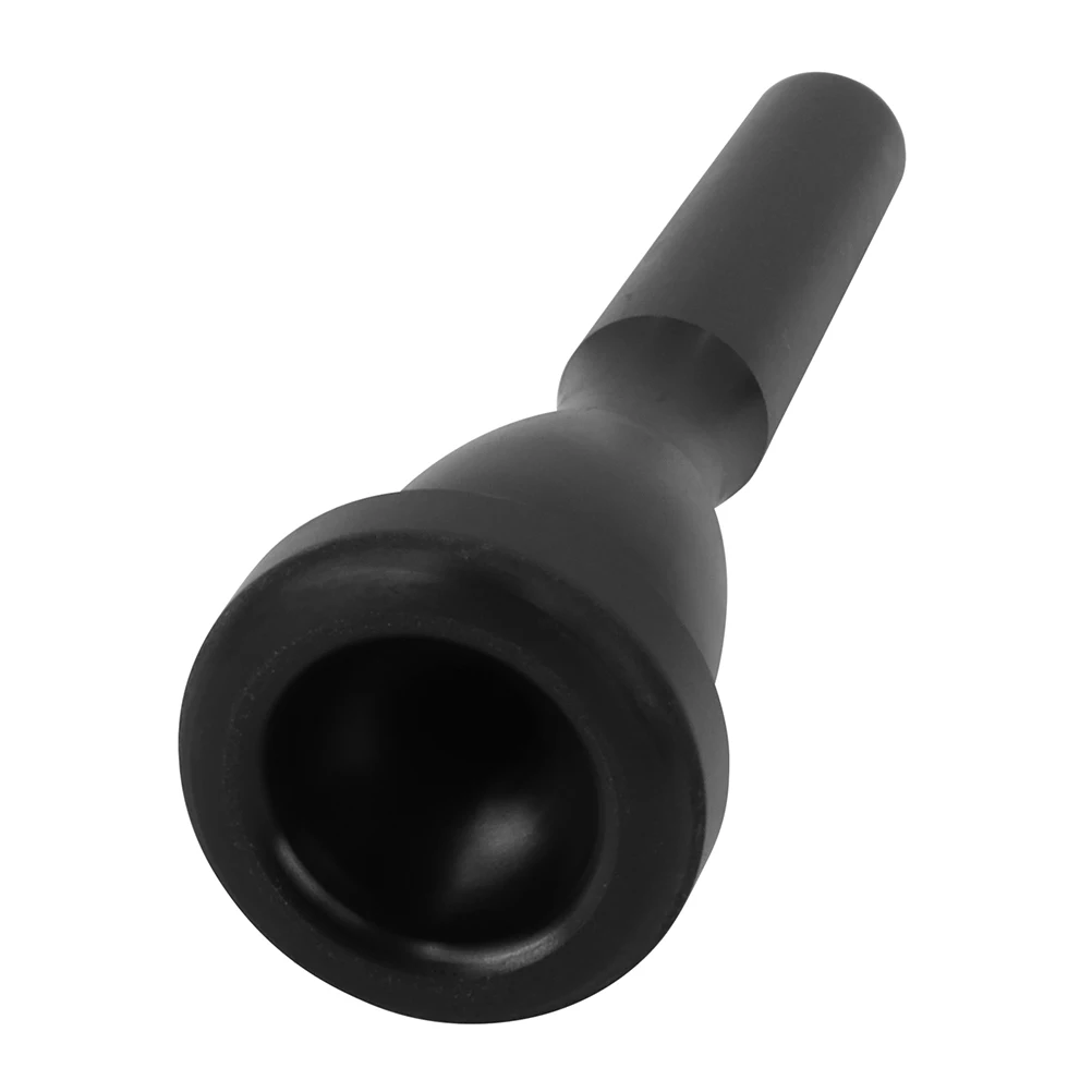 

Trumpet Mouthpiece 27x10mm Black Small Size C530 Plastic Accessories with Sound Clarity Durability for Instruments Replacement