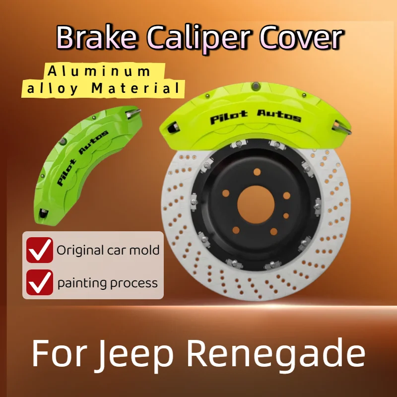 Cubierta de Caliper de Freno para Jeep Renegade Sport FWD Trailhawk AWD 4xe Summit e-Hybrid Altitude Longitude T270 Willys 4×4 Limited
