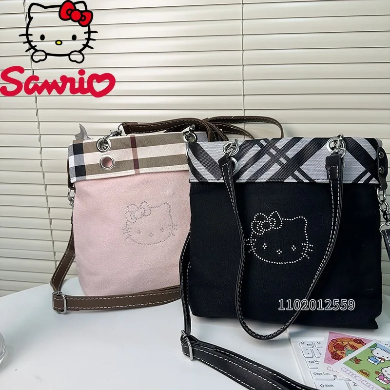 

Sanrio Hello Kitty New Women's Handbag Luxury Brand Fashion Women's Shoulder Bag Cartoon Cute Women's Shoulder Messenger Bag