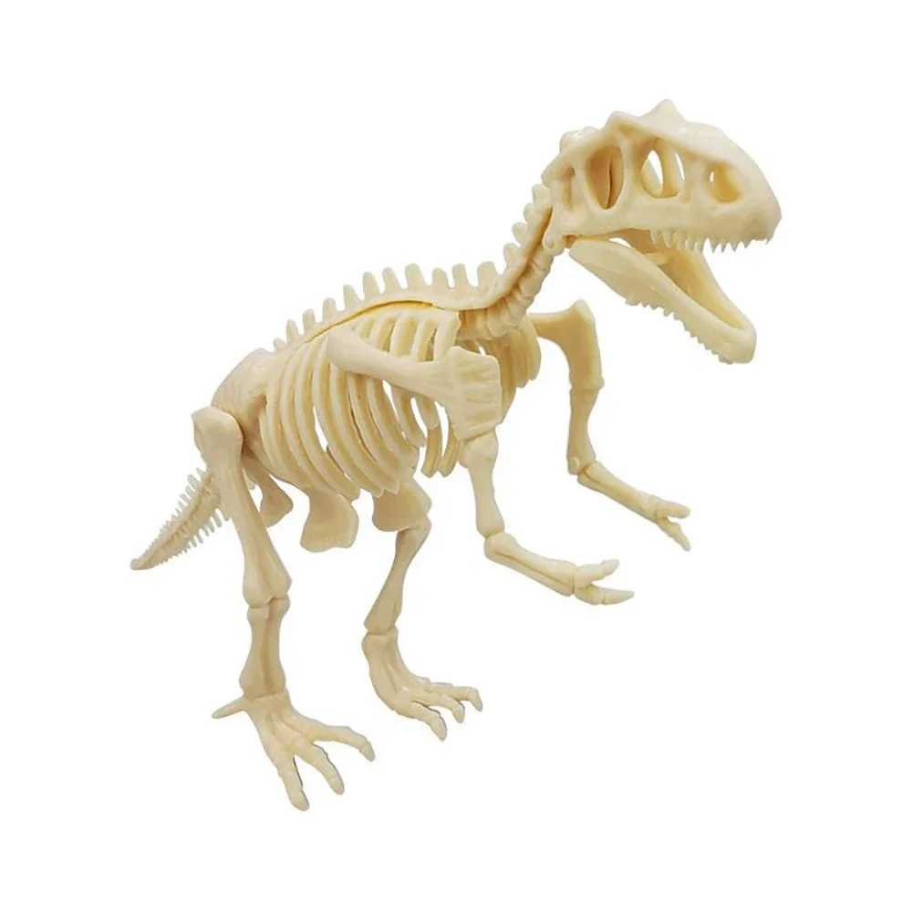 Simulation Dinosaur Fossil Plastic Skeleton Model Children's DIY Handmade Dinosaur Skeleton Assembly Kit Tyrannosaurus Rex Model