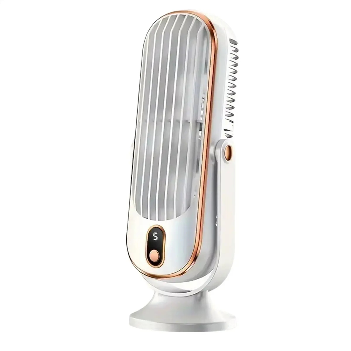 【Newest AT03】Desk Fan,Portable Bladeless Fan Small Personal Cooling Fan Quiet Table Fan for Home, , Bedroom A