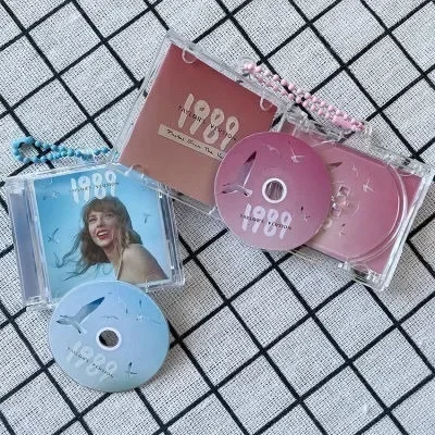 Mini étui de couverture d'album CD personnalisé avec pendentif fonction NDavid, porte-clés TS 1989 personnalisé, cadeau pour les mélomanes ChlorPack