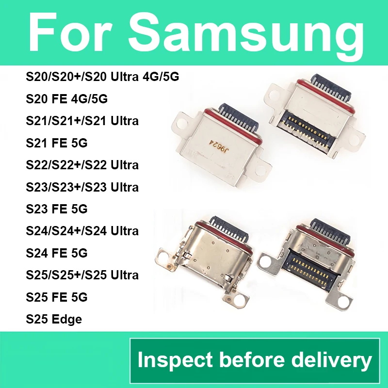 USB-Ladeanschluss für Samsung S20 S21 S22 S23 S24 S25 FE Plus Edge Ultra USB-Dock-Stecker Ladebuchse Ersatzteil