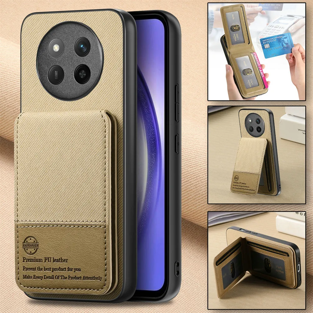 

Honor X9C Smart 5G противоударный чехол для Huawei Honor X9C RFID кожаный кошелек-держатель подставка для карт Funda Honor X9C X 9 C задняя крышка