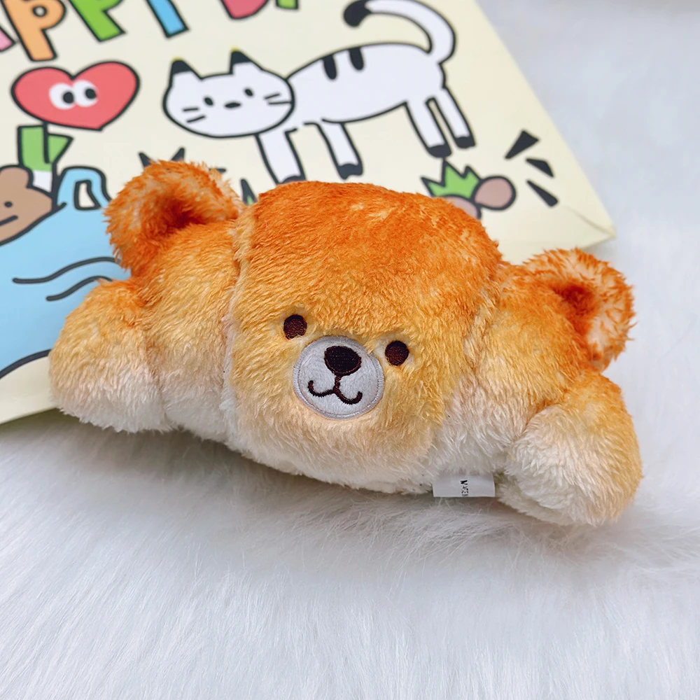 الإبداعية الخبز الدب أفخم رمي وسادة لطيف الحيوانات المحشوة الغذاء نخب الدب بلوشيز دمية Kawaii لينة الاطفال بابيس لعب للفتيات #1