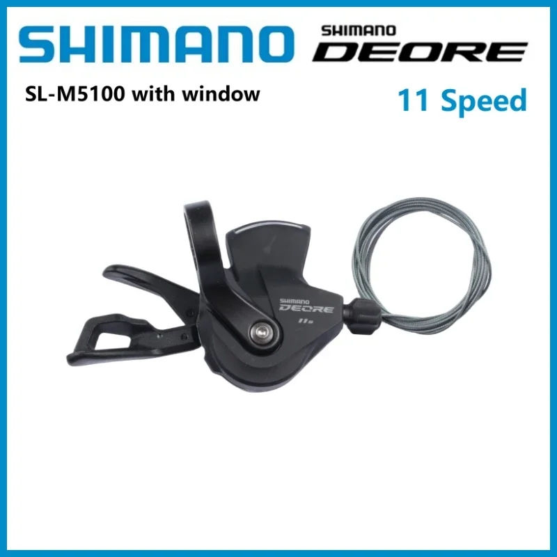 Shimano Deore Series SL-M5100 Shifter 11 Speed Right Shift Lever With/Without Window For Mountain Bike Riding Parts Original