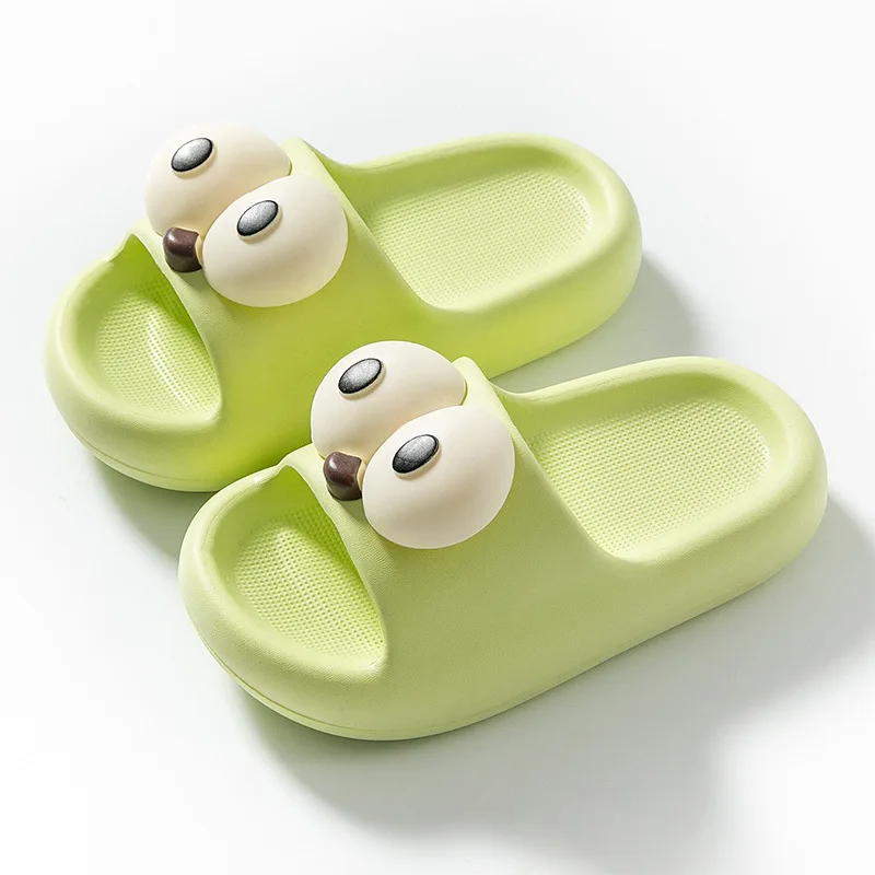 

Slippers Big Eye Dog Slippers,Cute Funny Big Eye Dog Fun Cartoon Package Head Eva Slippers For Women