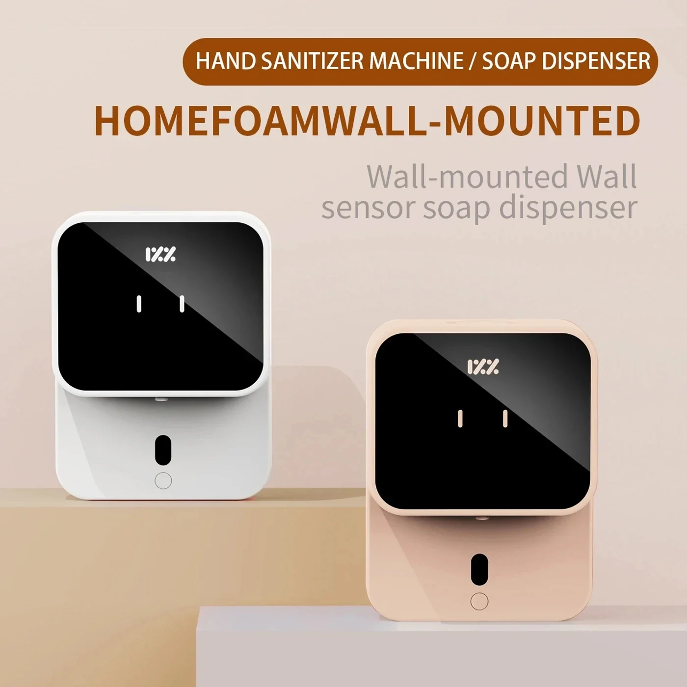 Liquid Soap Dispensers Rechargeable Wall-mounted 280ML Three-Speed Adjustment Automatic Foam Dispenser Hand Sanitizer Machine