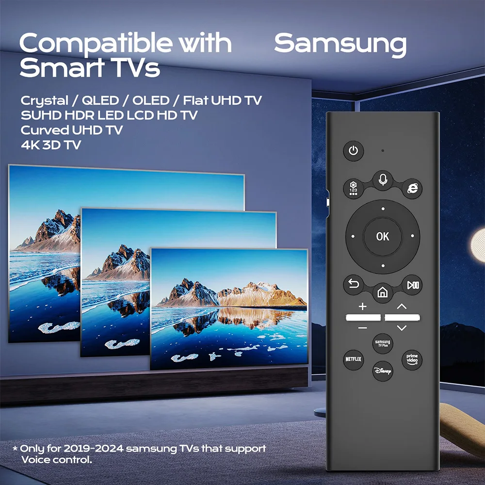 MRSVI G71 SPRO Smart Voice Remote BT5.0 Wireless Backlit Keyboard for Samsung Smart TV
