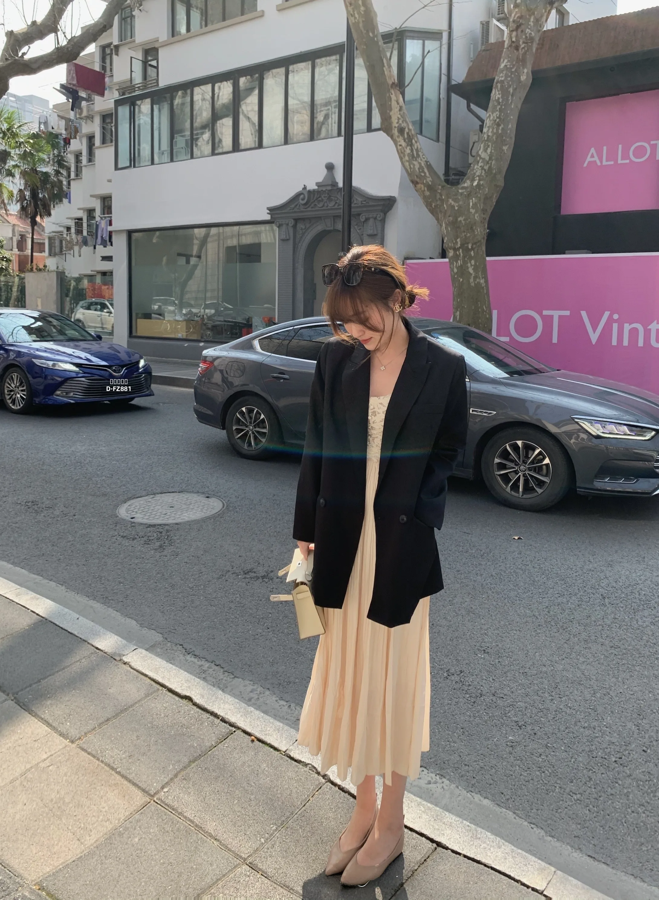 

Классический женский костюм JAM: приталенный пиджак премиум-класса для ранней осени, модный, тонкий, повседневный, деловой стиль