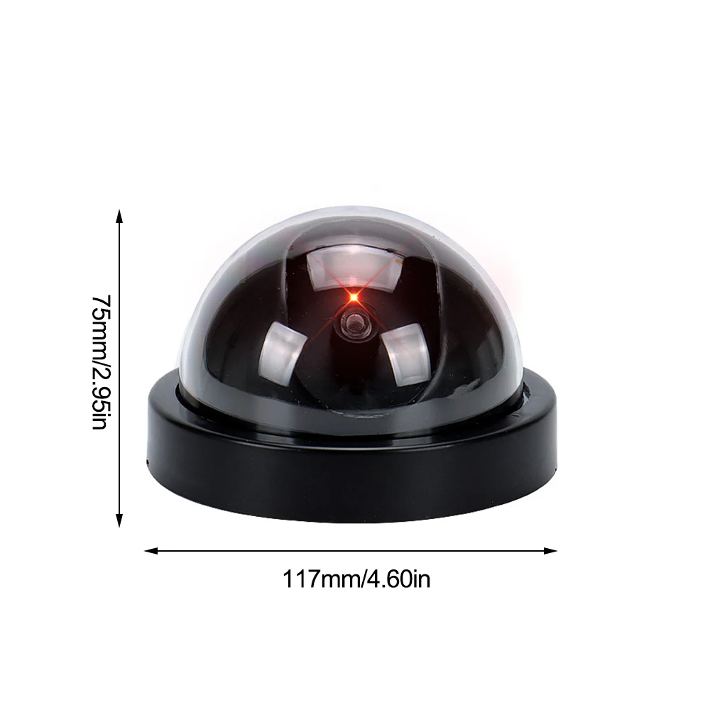 Wireless Dummy Camera CCTV Dome Outdoor LED Flashing False Hemisphere Simulation Monitor Cam Fake Security Surveillance System