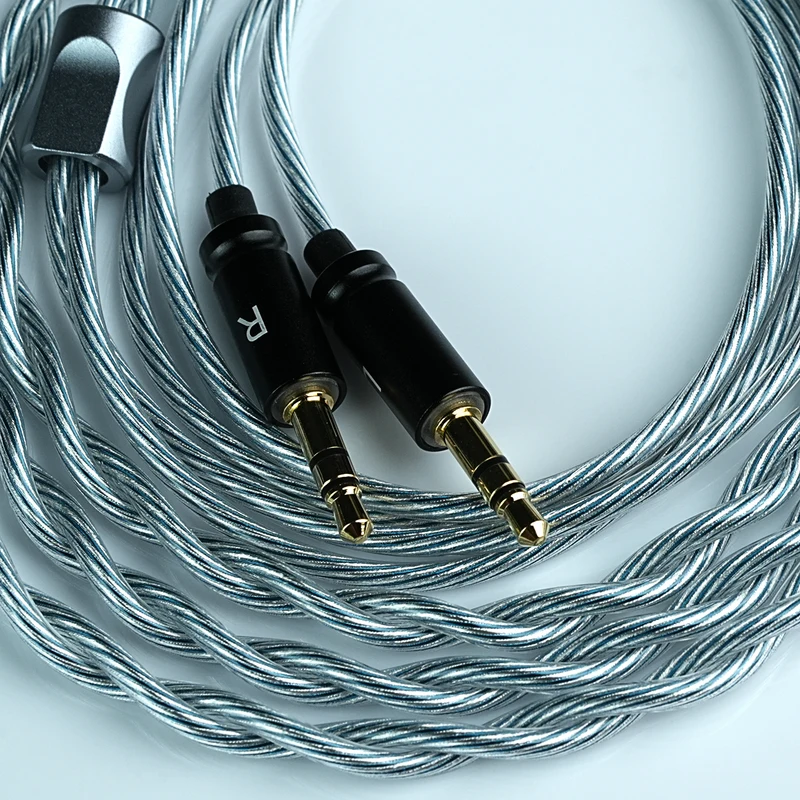 Cabo de atualização duplo balanceado 3,5mm para 4,4mm fones Sennheiser — foto 4