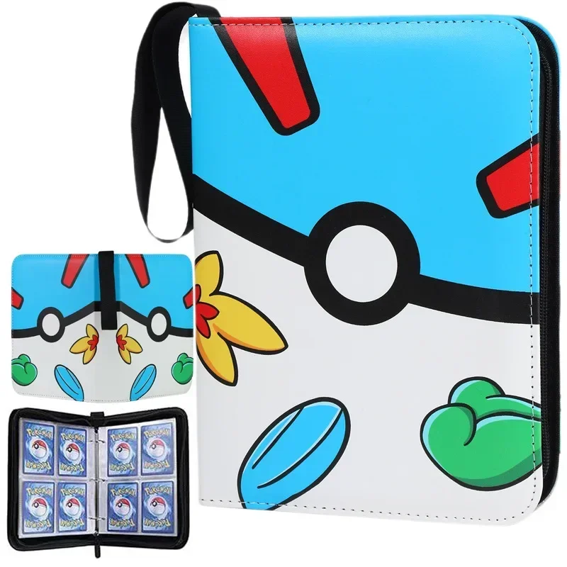 400PCS Charizard Bulbasaur Mewtwo Squirtle Card Album Binder Photocard Toys Collection Folder Letters Cards\' Hobby