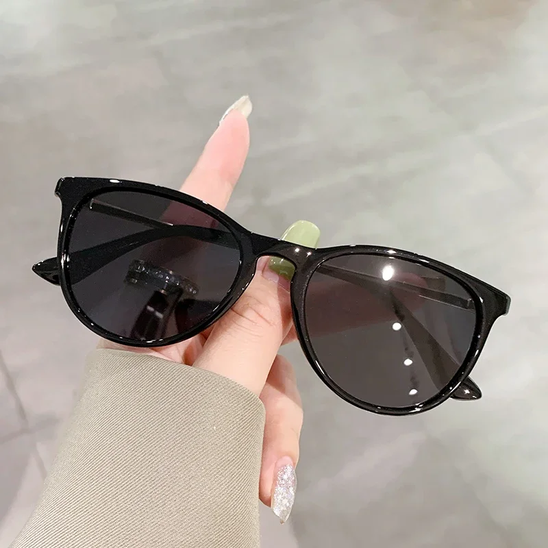 Fashion Oval Cat Eye Polarized Kids Sunglasses for Girls Boys Candy Color 100% UV Protection for Children Age 3-12 Outdoors