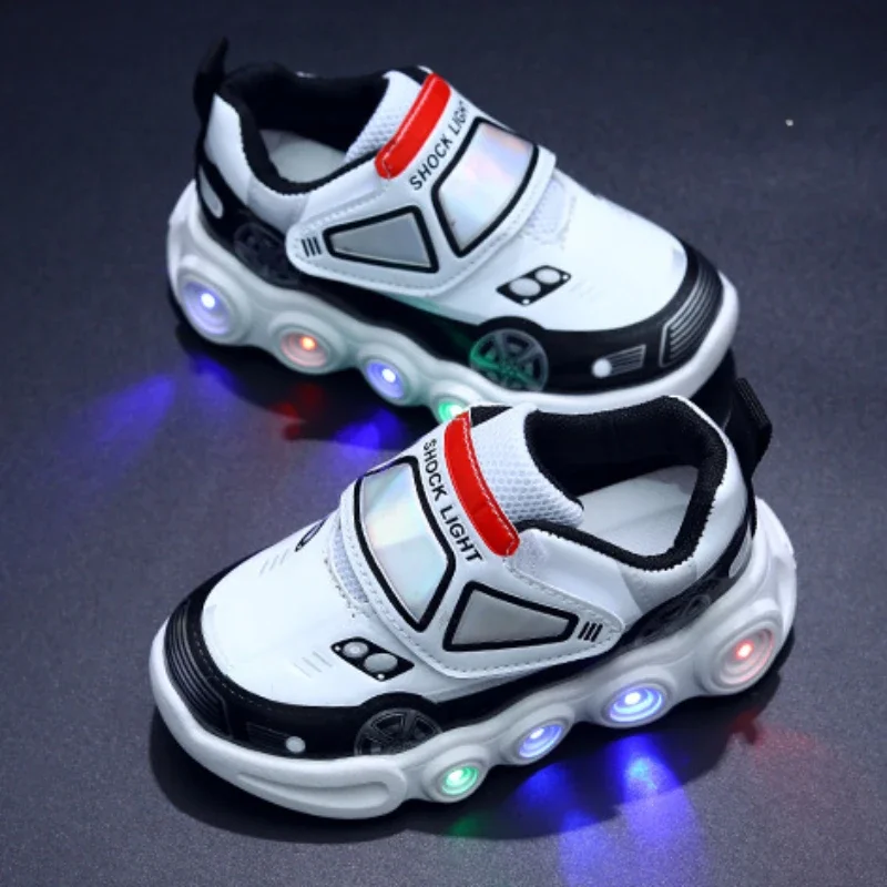 0-6Years Children Glowing Sneakers Kids Luminous SneakersBoys Girls Led Lighted Sneakers Toddler Outdoor Shoes Casual Shoes