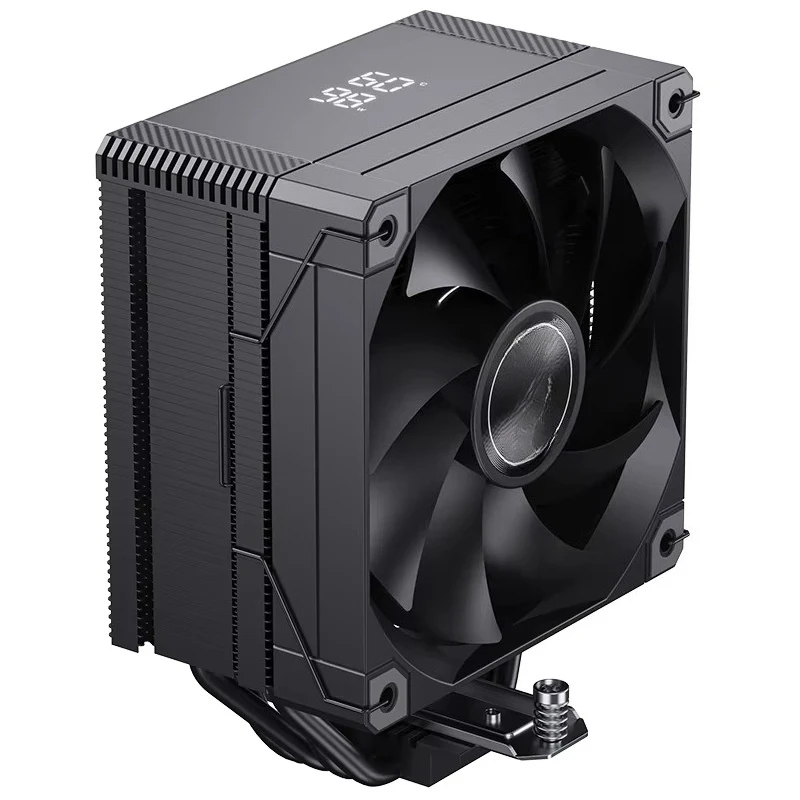 Refroidisseur de processeur à affichage numérique MT4, quatre caloducs, ventilateur de refroidissement puissant et durable, compatible avec les processeurs de bureau LGA1700 X99 2011 AM5 I5 I7