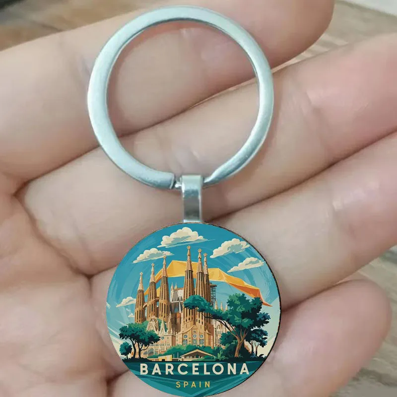 

Round Fashion Keychain Gift Birthday Gift Valentine's Day Gift