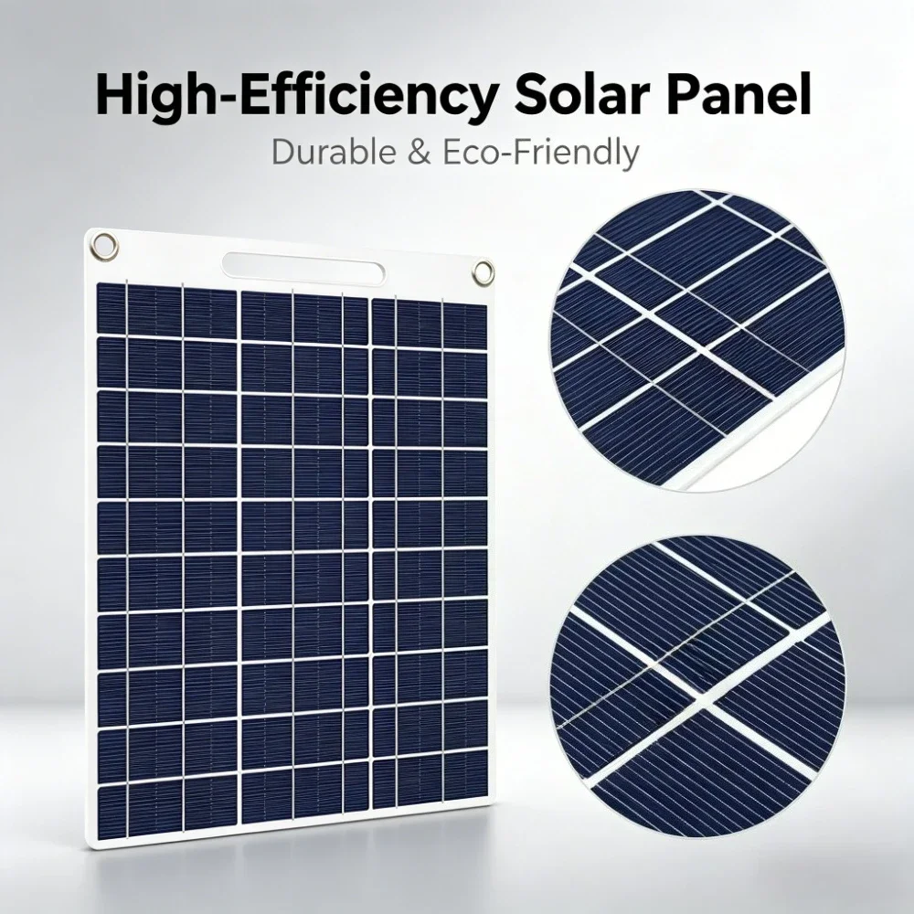 15W 20W Water Resistant Solar Panel Portable Charger 5V Dual USB Fast Charger Outdoor Emergency Power Charger for Camping