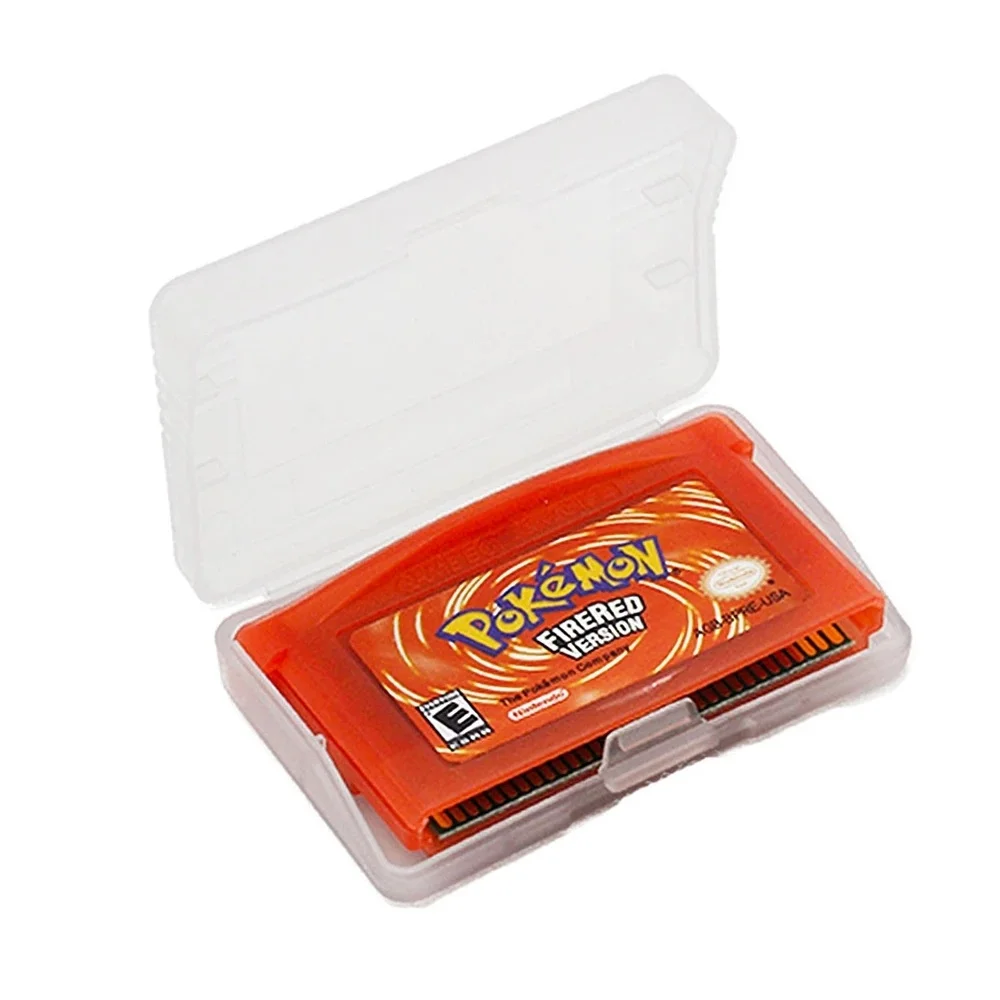 Cartouche de jeu vidéo 32 bits, pour Console GBA série Pokemon, serpent émaillé, Flora, anglais, première édition