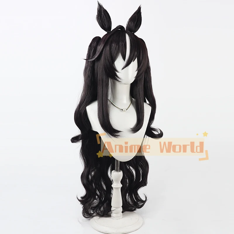 Game Uma Musume Pretty Derby  Vivlos Voyage Etincelant Cosplay Wig Ears Tail Halloween Party Costume Prop Synthetic Hair Heat