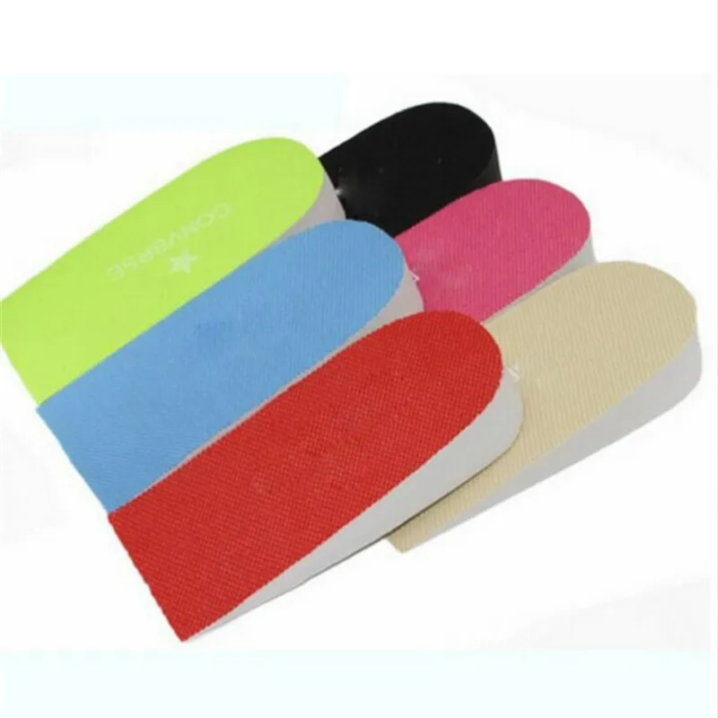 2.5cm Heightening Insole Invisible Unisex Women Heighten Insert Cushion Pads EVA Lifting Insole Heel Arch Support Taller Cushion