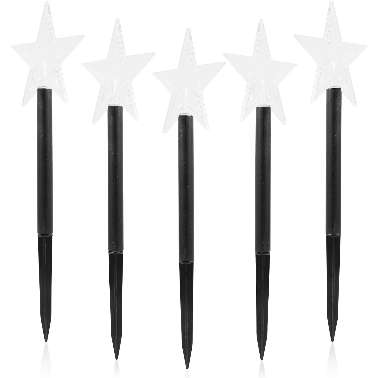 

5Pcs Solar Light Accessories Creative Xmas Lamp Decors Lawn Outdoor Decorative Holiday Light Accessories Garden Party Lamps