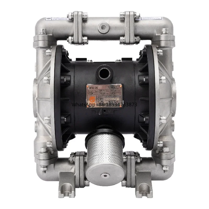 GODO BFQ-25P air operated double diaphragm pump 316 stainless steel acid alkali pneumatic pump