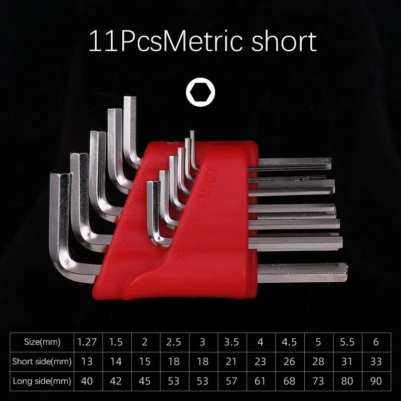 Variant: 11Pcs Metric short