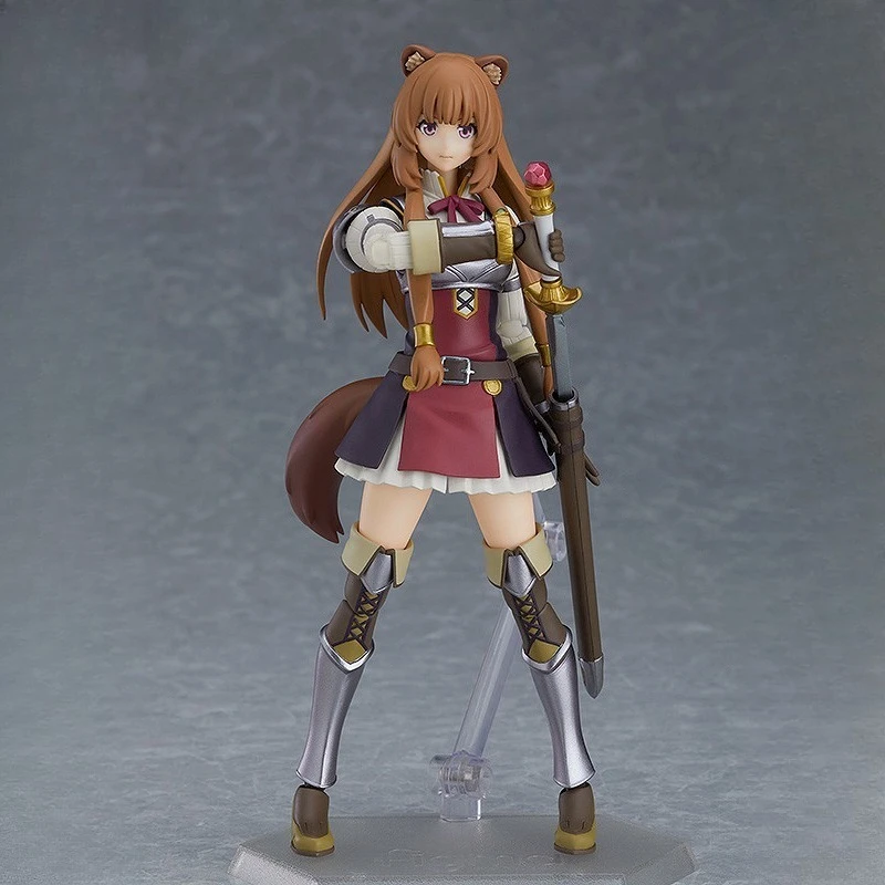 Max Original Figma Series The Rising of The Shield Hero：Raphtalia Anime Action Figure Assembly Model Toys Collectible Ornaments