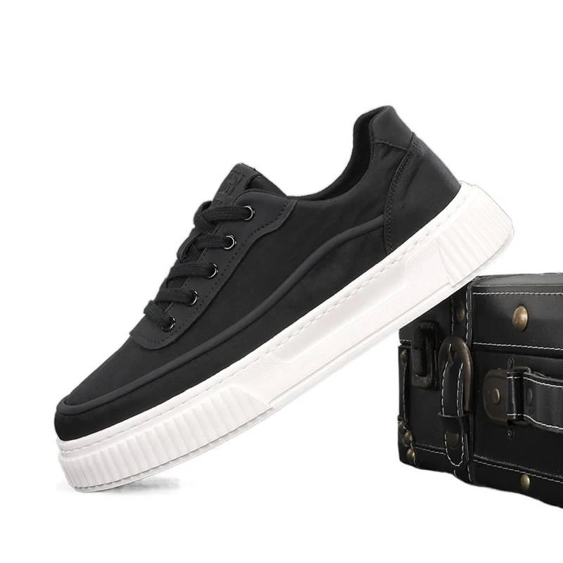 

New Spring Men's Shoes Chinese Style Breathable Plaid Shoes Front Lace-up Low-top Men's Casual Canvas Shoes