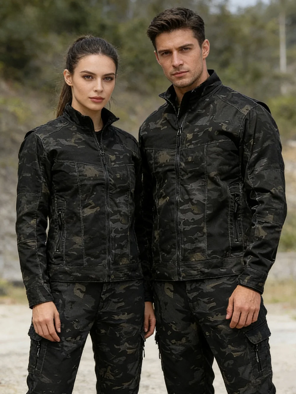 new-style-camouflage-jacket-men's-spring-autumn-outdoor-collar-tactical-jacket-anti-scratch-wear-resistant-training-set-female