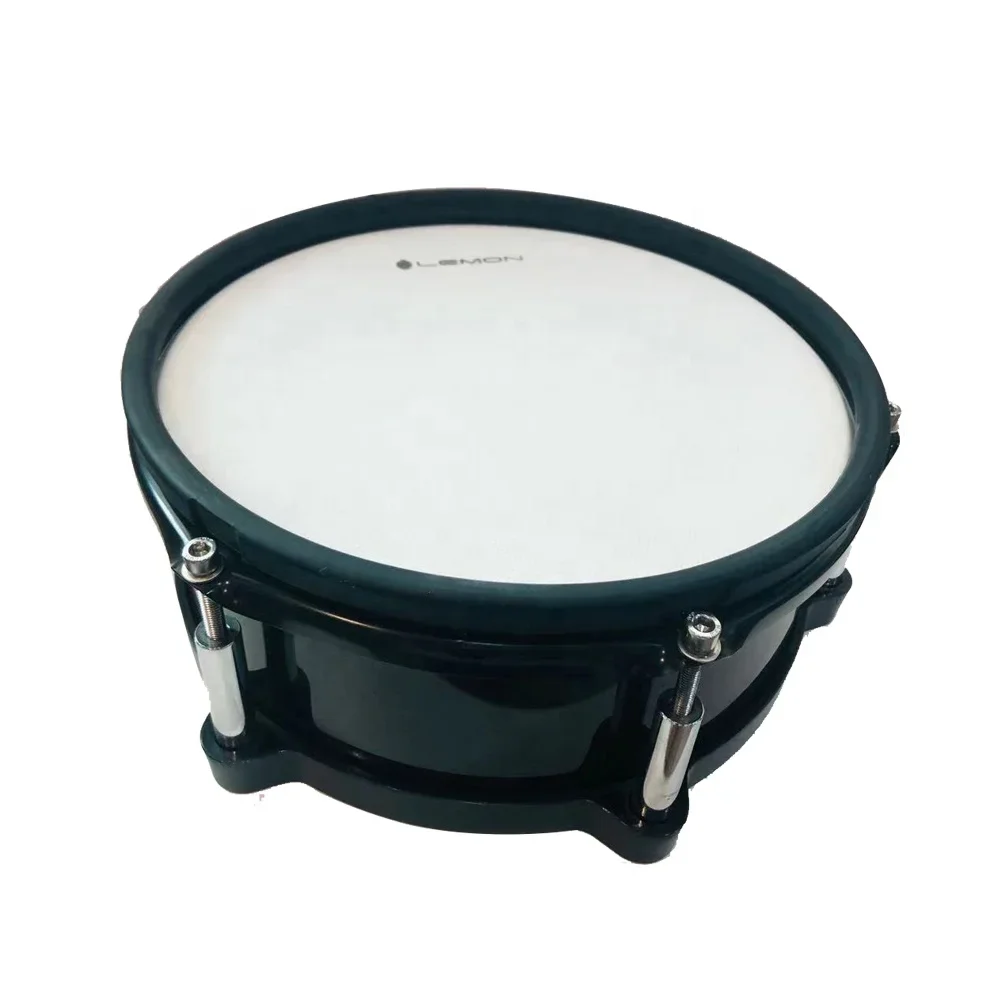 Wooden Snare Drum Pad 13-inch Dual-zone Mesh Head for Electronic Drum Set