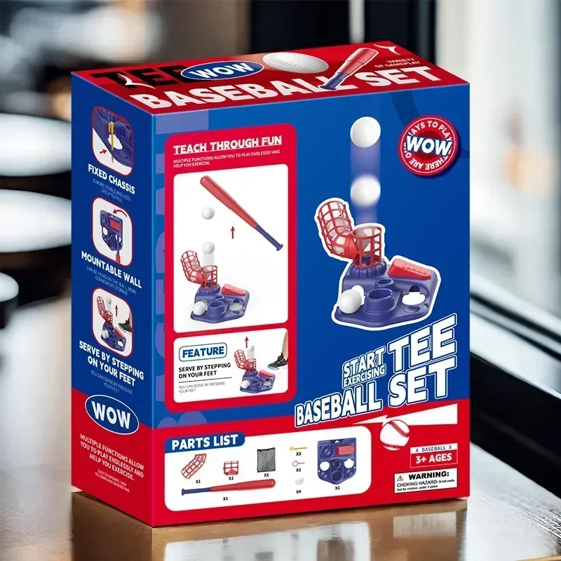

new softball machine toy, outdoor parent-child interactive launch baseball toy gift