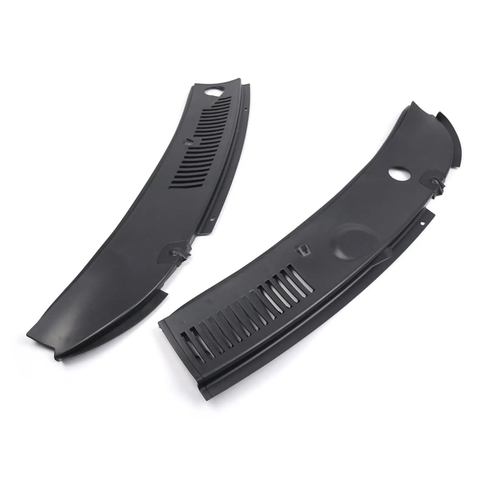 

ABS Black Wiper Cowl Vent Grille Panel Hood Left Right Cover for Ford Mustang Mach I Convertible 2003 2004