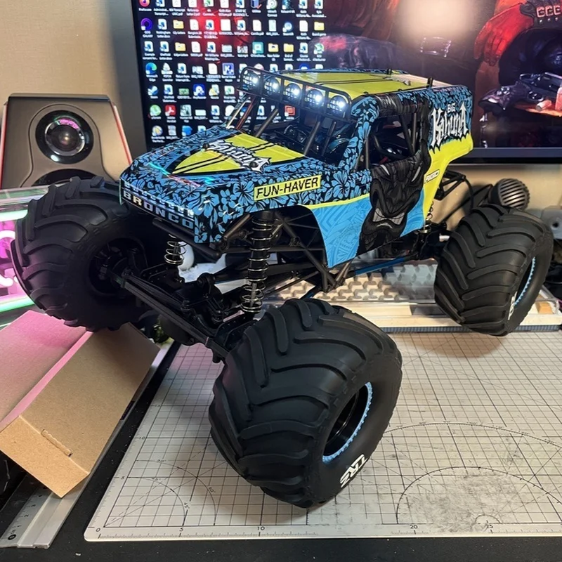

HPI Monster King 1:10 Remote Control Electric Monster Truck 4WD RTR Simulation Rc Adult Children'S Toy Holiday Gift 160765